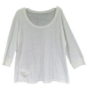 Eileen Fisher Linen Jersey Lightweight Sweater NWT